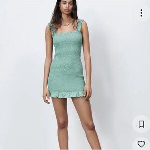 Zara Smocked Dress